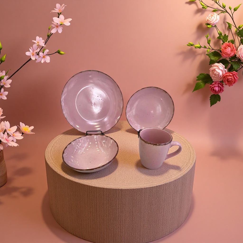 陶瓷餐具套装实物图