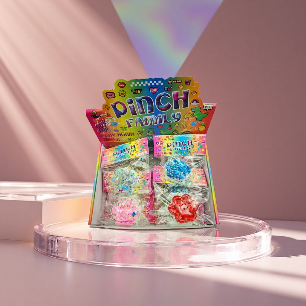 解压玩具，捏捏乐，极光亮片猫爪产品图