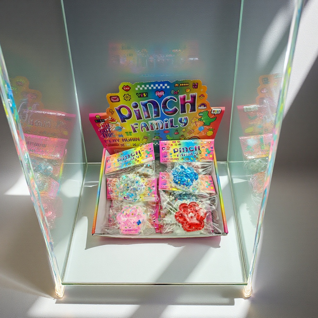 解压玩具，捏捏乐，极光亮片猫爪细节图