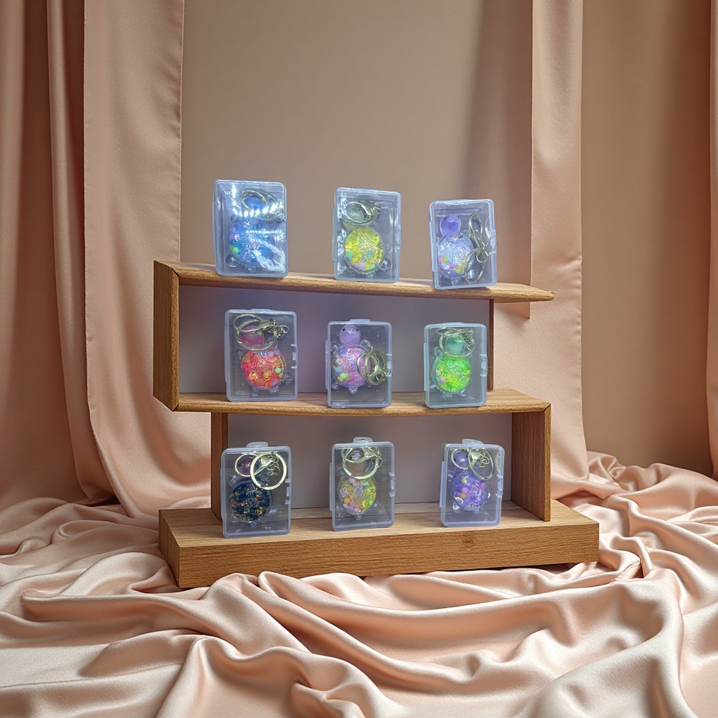 创意流沙乌龟摆件钥匙扣颜色多样可定制网红爆款可玩性高多功能装饰