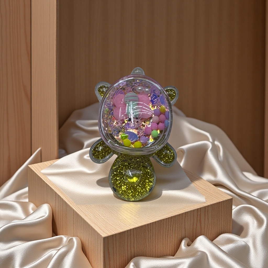 梦幻流沙小乌龟摆件 网红爆款创意装饰 颜色多样可放置小玩偶