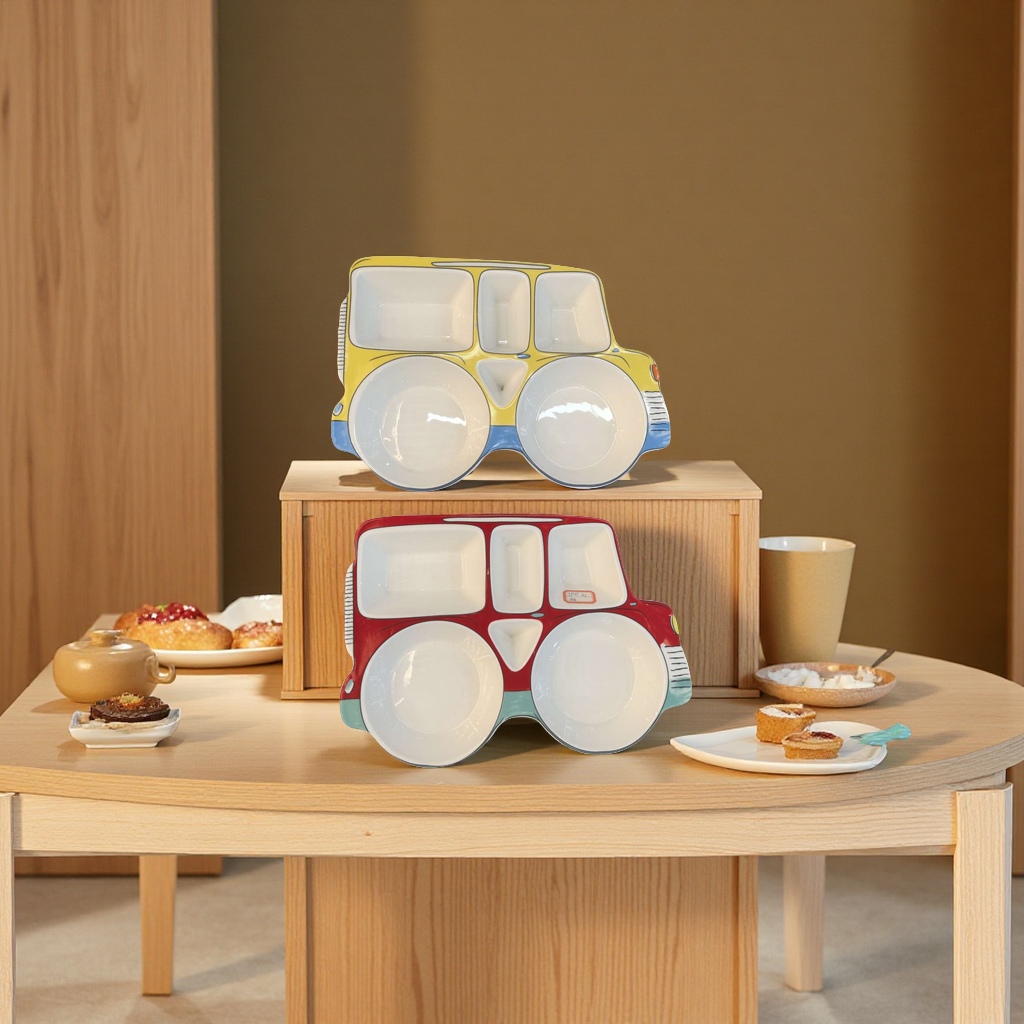 北欧风圣诞陶瓷碗盘碟餐具套装 创意餐具餐盘 家用碗筷简约时尚