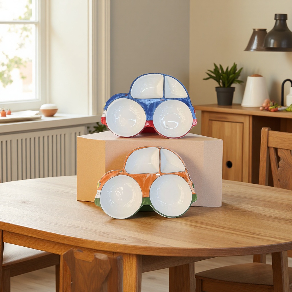 北欧风陶瓷碗盘碟圣诞餐盘餐具套装家用碗筷简约餐具餐盘123647223