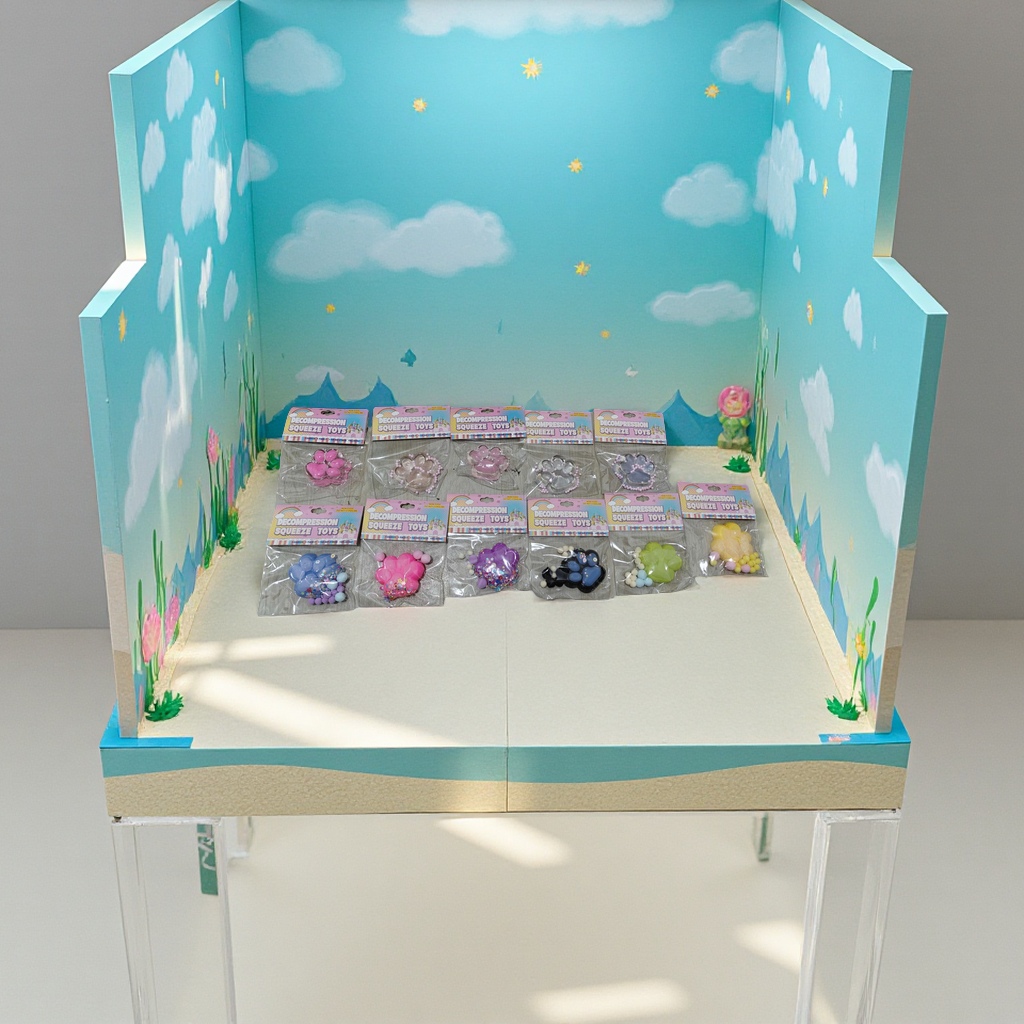 捏捏乐动物儿童解压玩具钥匙扣婴儿益智玩具趣味