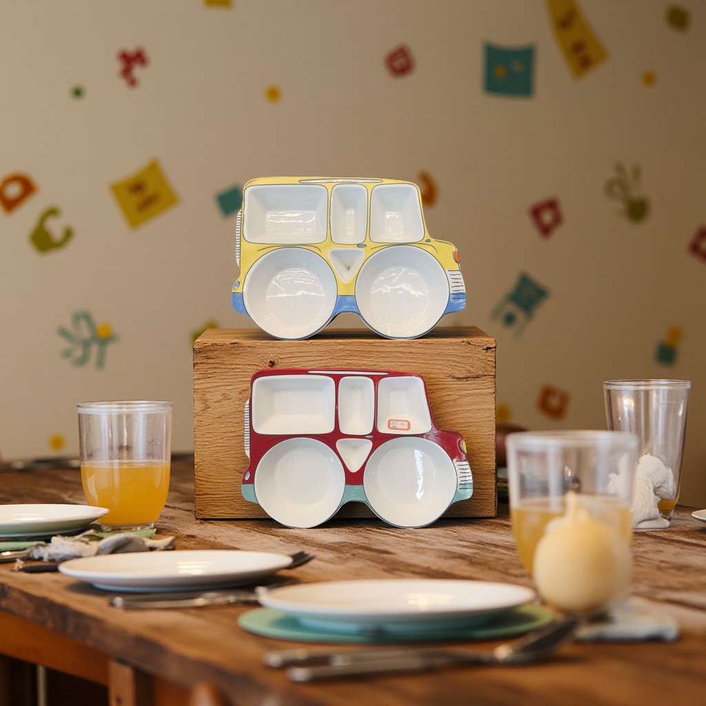 北欧风陶瓷碗盘碟圣诞餐盘餐具套装家用简约碗筷创意餐具餐盘