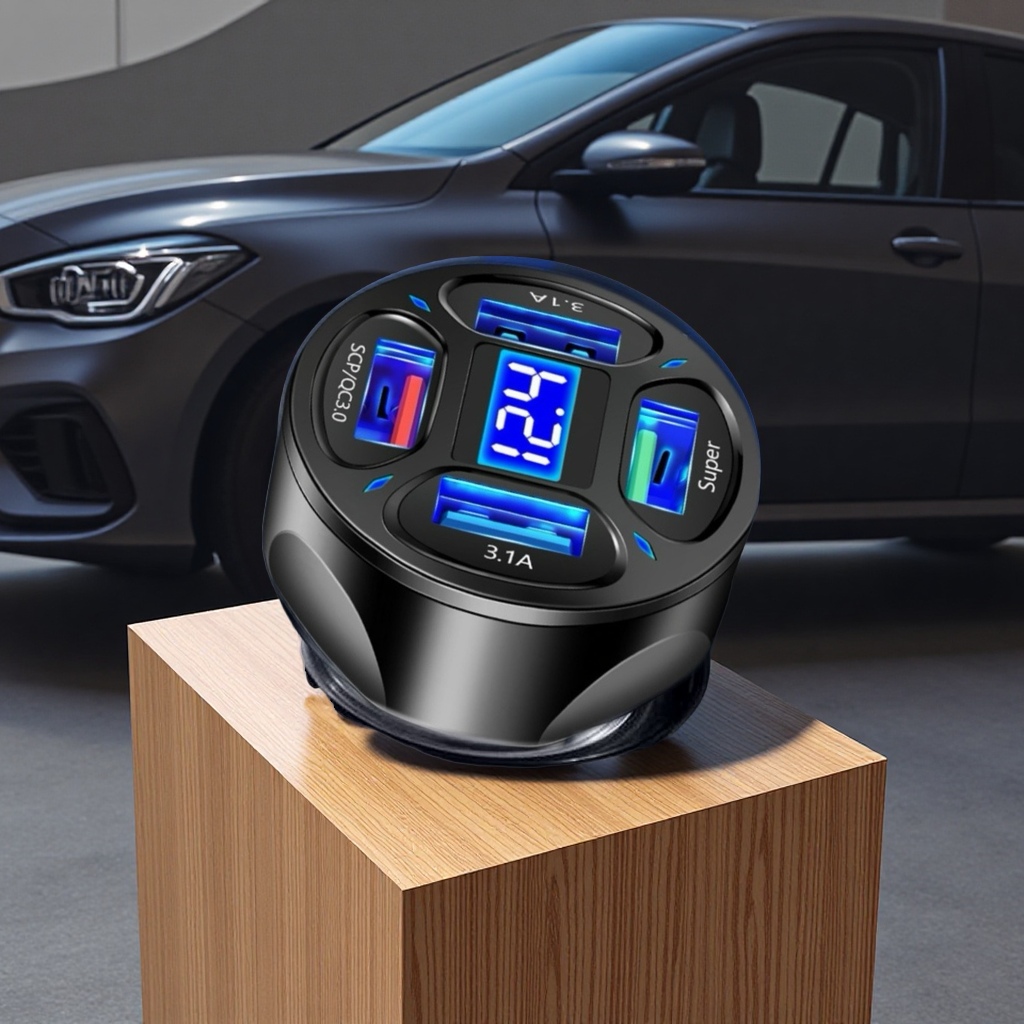 车载手机充电器实物图