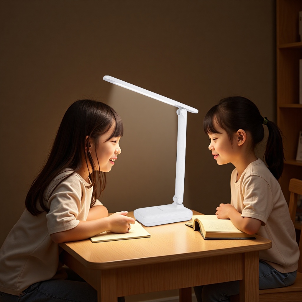 Wholesale USB charging folding children's reading desk lamps, dormitory study desks, LED bedside student small desk lamps, table lamps Item Picture