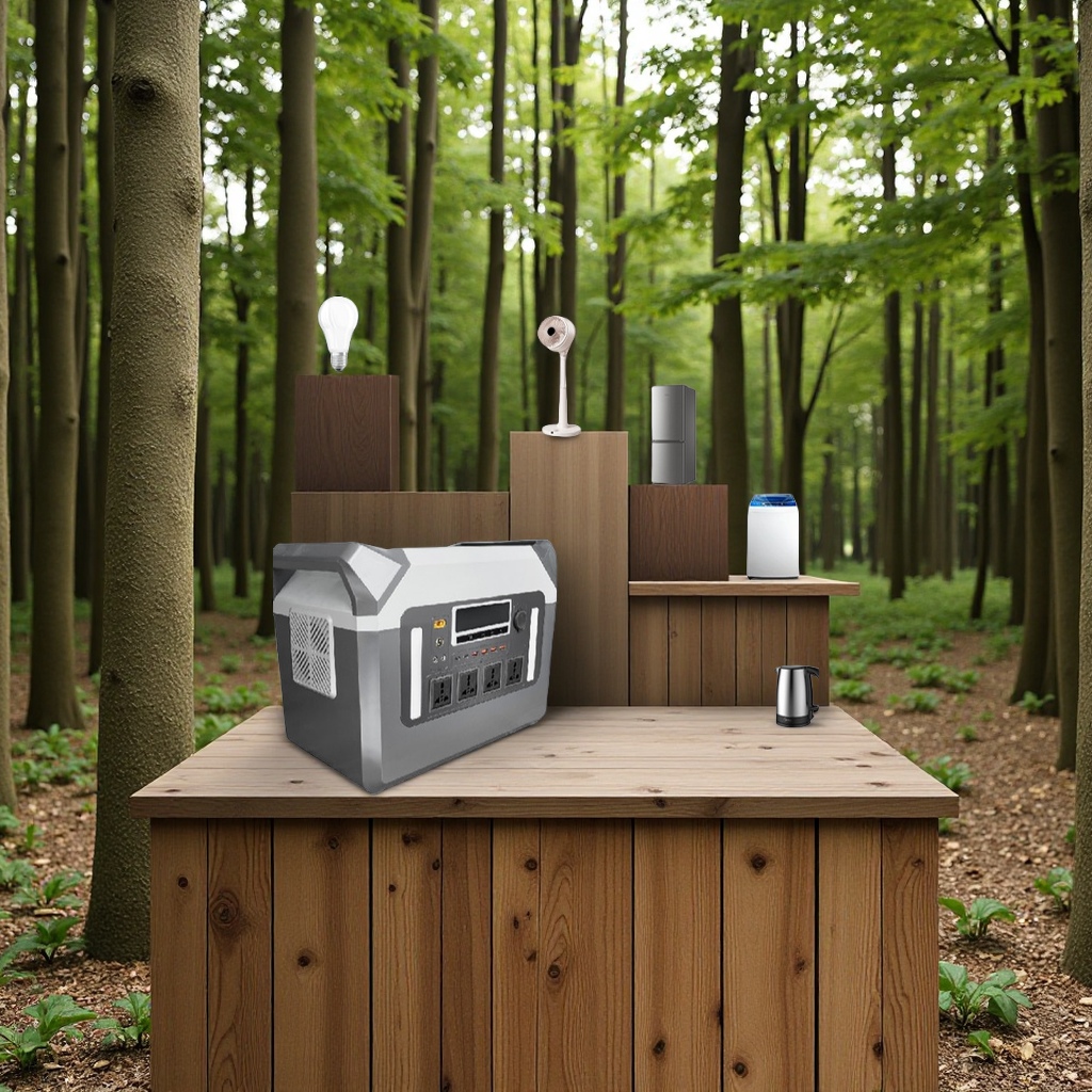 Outdoor energy storage power supply 2000W portable large-capacity mobile power supply 220V multi-functional backup for self-driving Tours and street vending Specification image