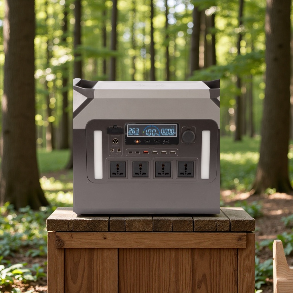 Outdoor energy storage power supply 2000W portable large-capacity mobile power supply 220V multi-functional backup for self-driving Tours and street vending Application Scenario