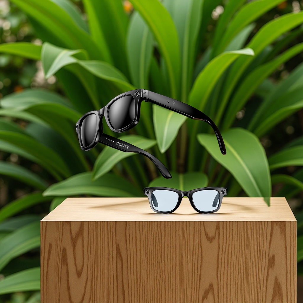 2025新款W600智能眼镜太阳镜拍照识物摄像蓝牙音乐通话AI问答录音