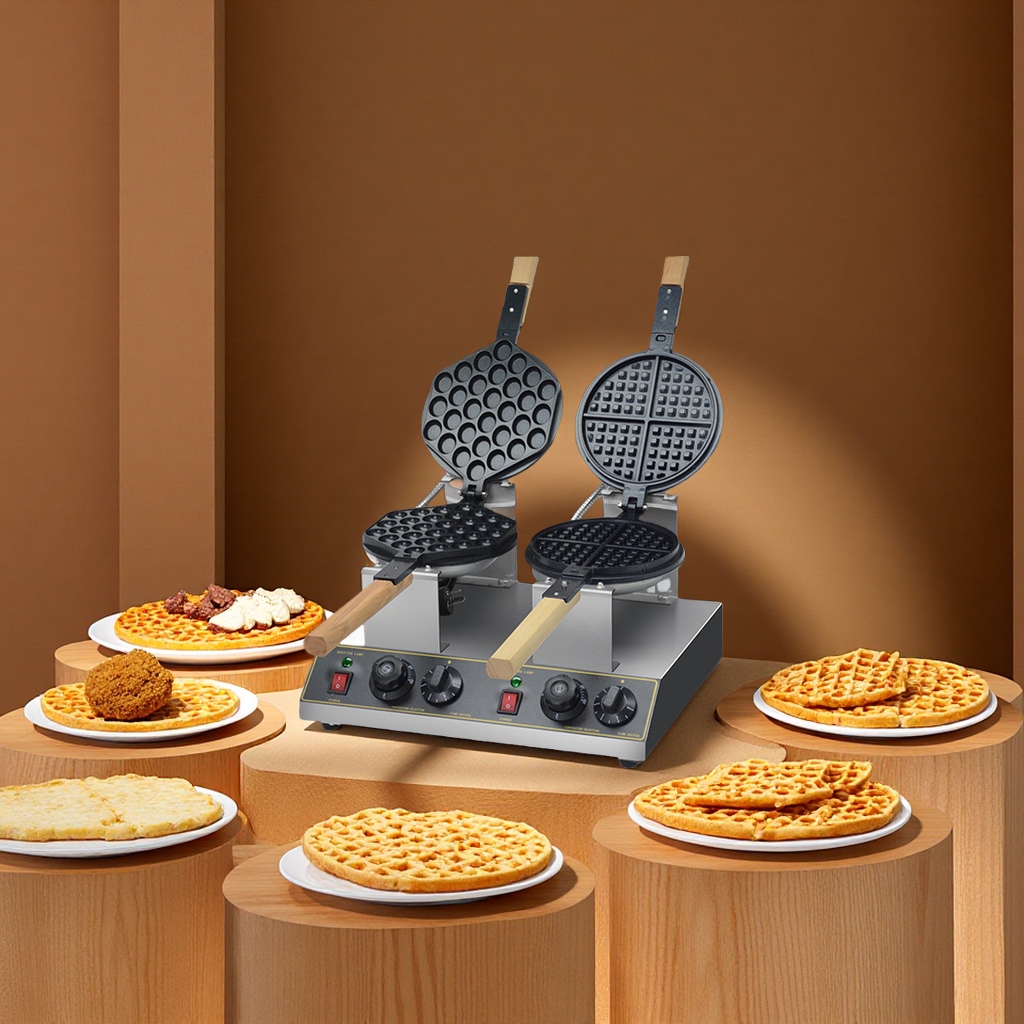 单头梅花模具商用鸡蛋仔机华夫饼机器摆摊创业小吃休闲食品加工设备