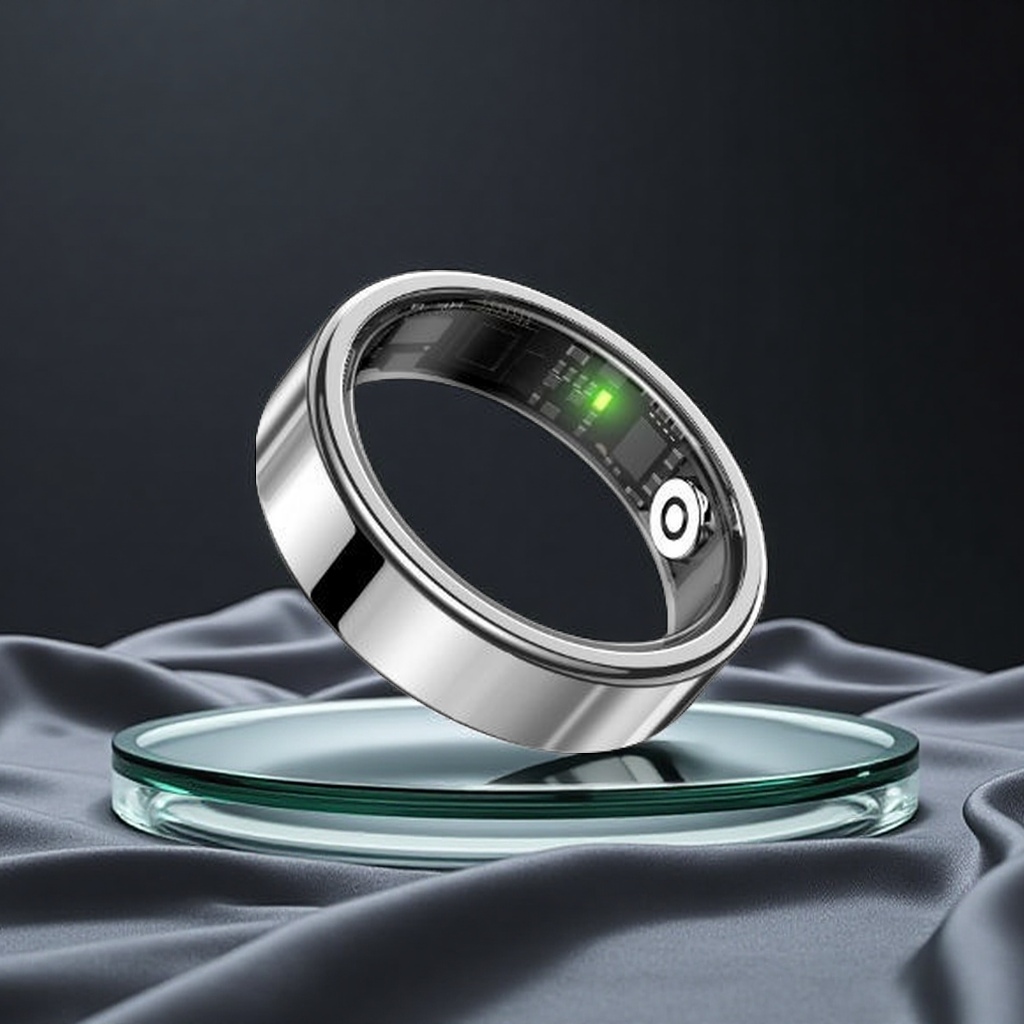 SR09智能戒指心率血氧睡眠监测运动计步器 黑科技刷视频翻页小说阅读助手