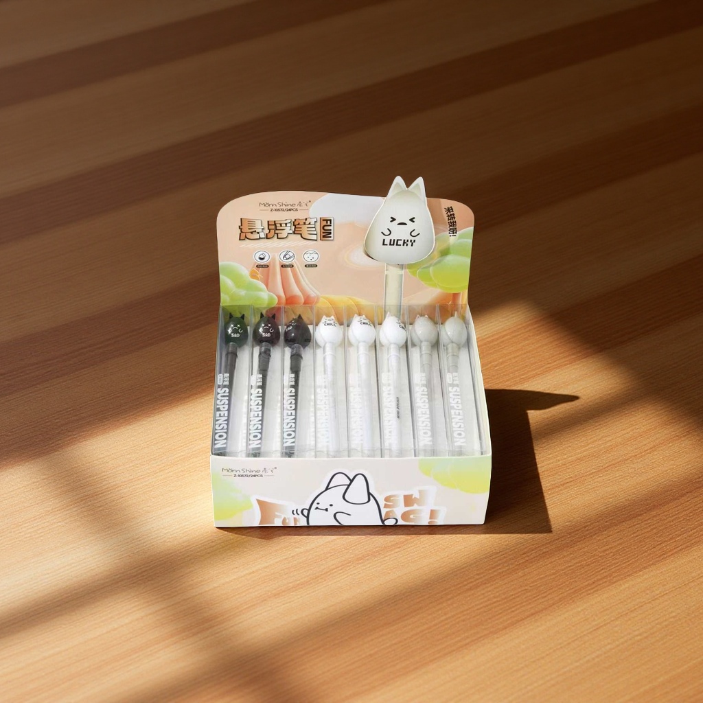 Chenxi Healing Floating Pen 0.5mm Gel Pen, Student stationery, Plastic Long Pen Cap, stress-relieving Wholesale Writing pen Item Picture