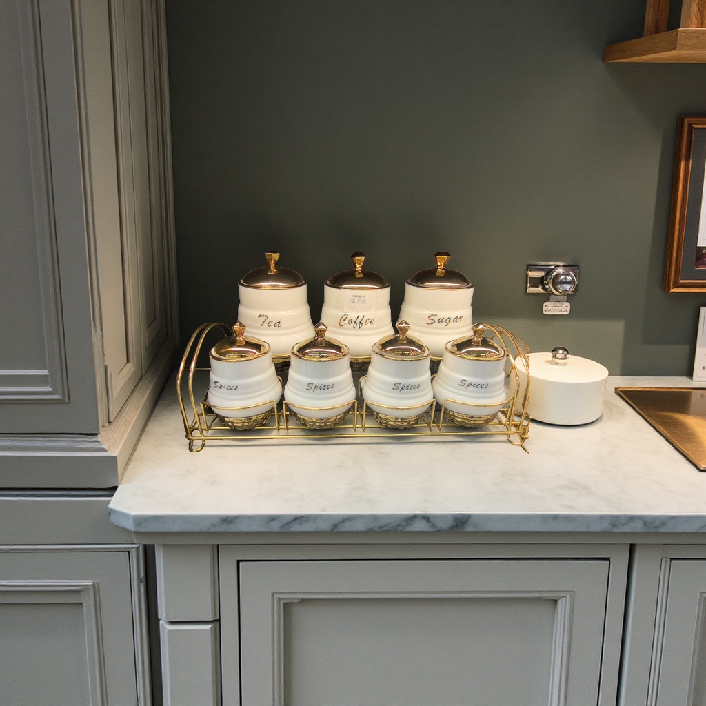 茶缸陶瓷罐兔兔陶瓷罐子 创意可爱家用储物罐厨房收纳罐茶叶罐