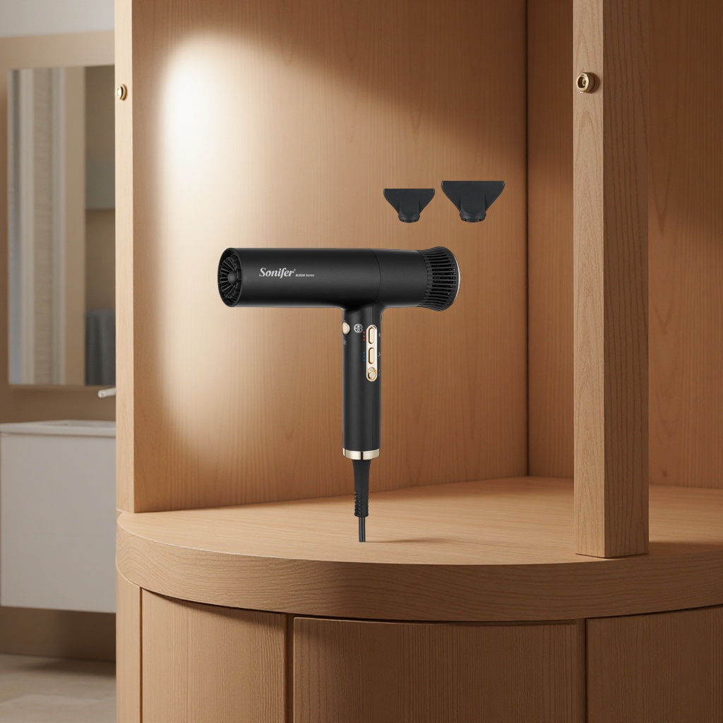 Sonifer SF-9685A Cross-border T-type hair dryer, high-power 110,000 RPM negative ion high-speed hair dryer details Picture