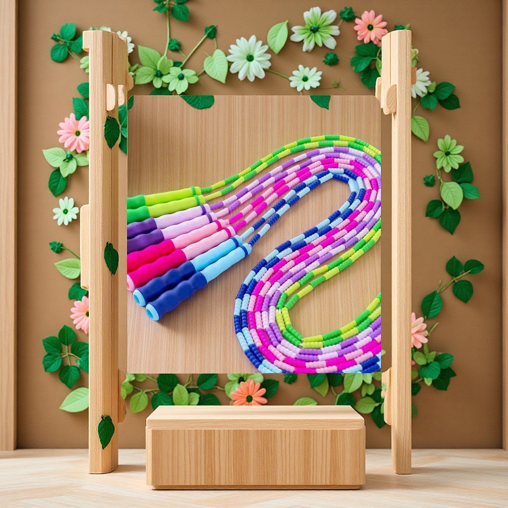 竹节跳绳儿童幼儿园初学者小学生中考训练健身体育运动批发跳绳