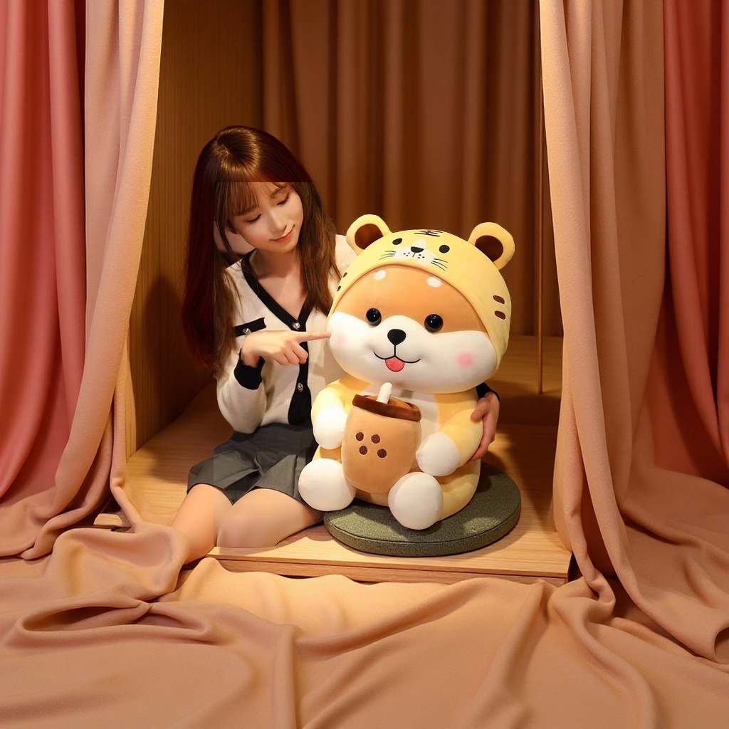 毛绒公仔、玩偶、娃娃实物图