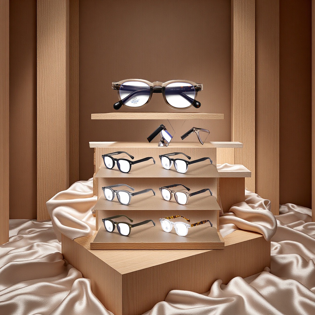 High-definition anti-blue light glasses for men and women with myopia, fashionable, trendy, light and comfortable eyewear accessories for both men and women Application Scenario