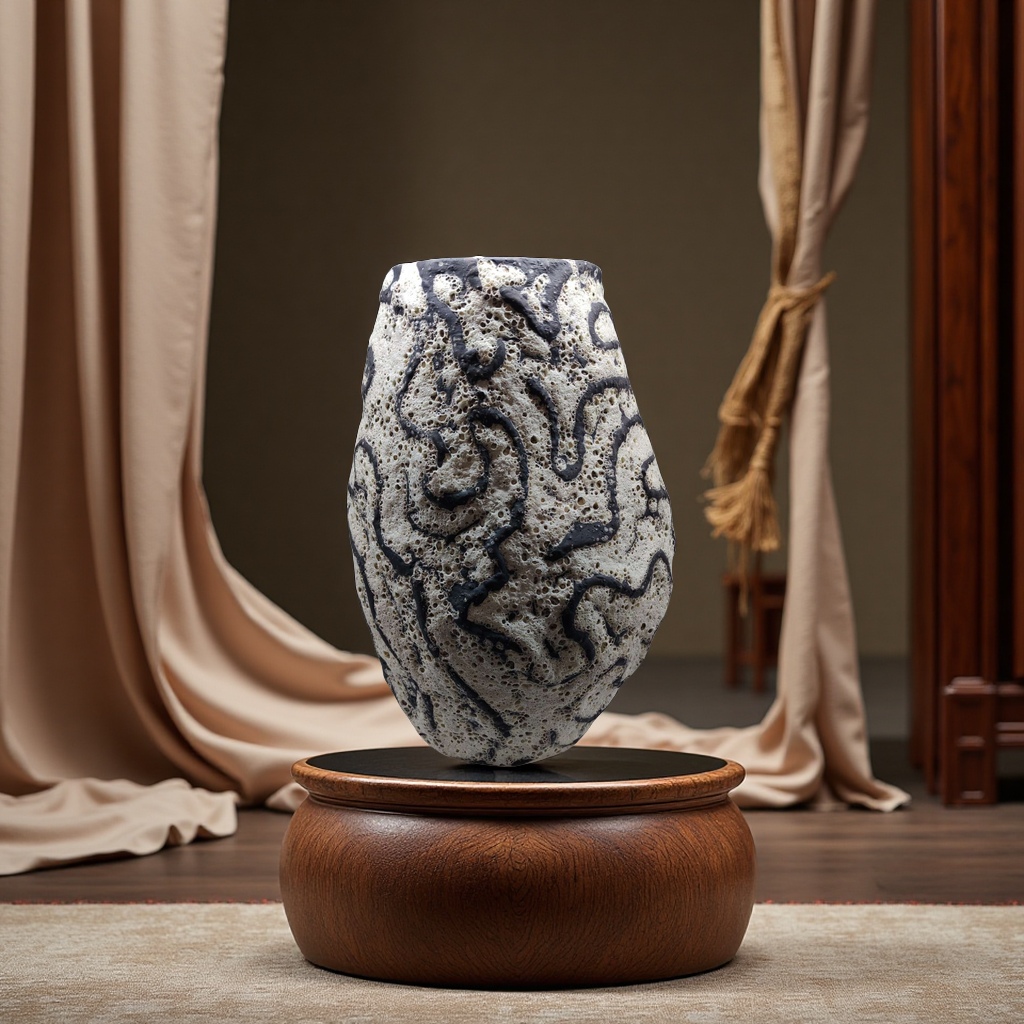 工艺品花瓶摆件创意陶瓷装饰家居客厅摆设艺术品精品工艺品装饰品礼品