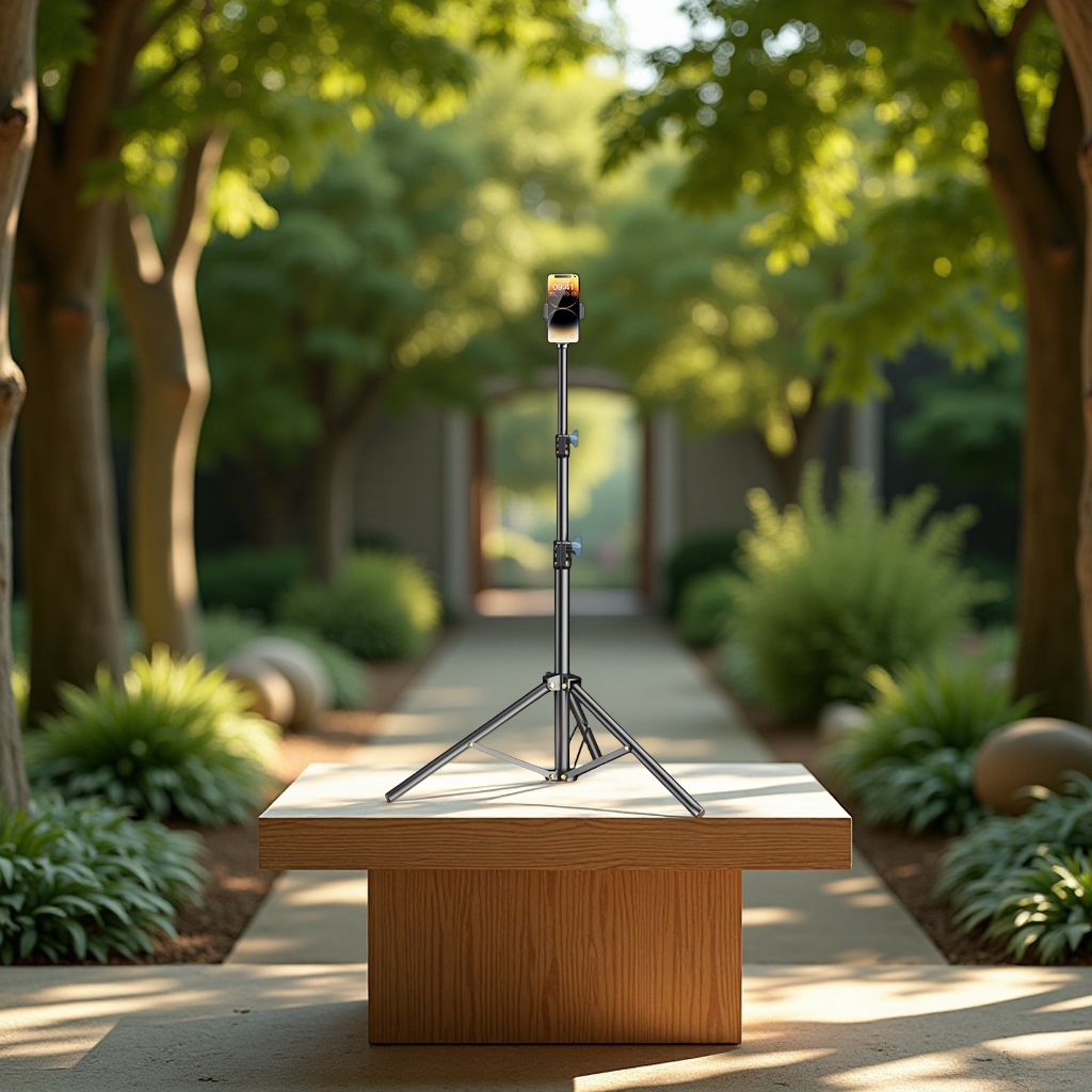 手机摄影美颜补光灯支架便携式户外直播拍照灯架2.1米落地三脚架手机支架