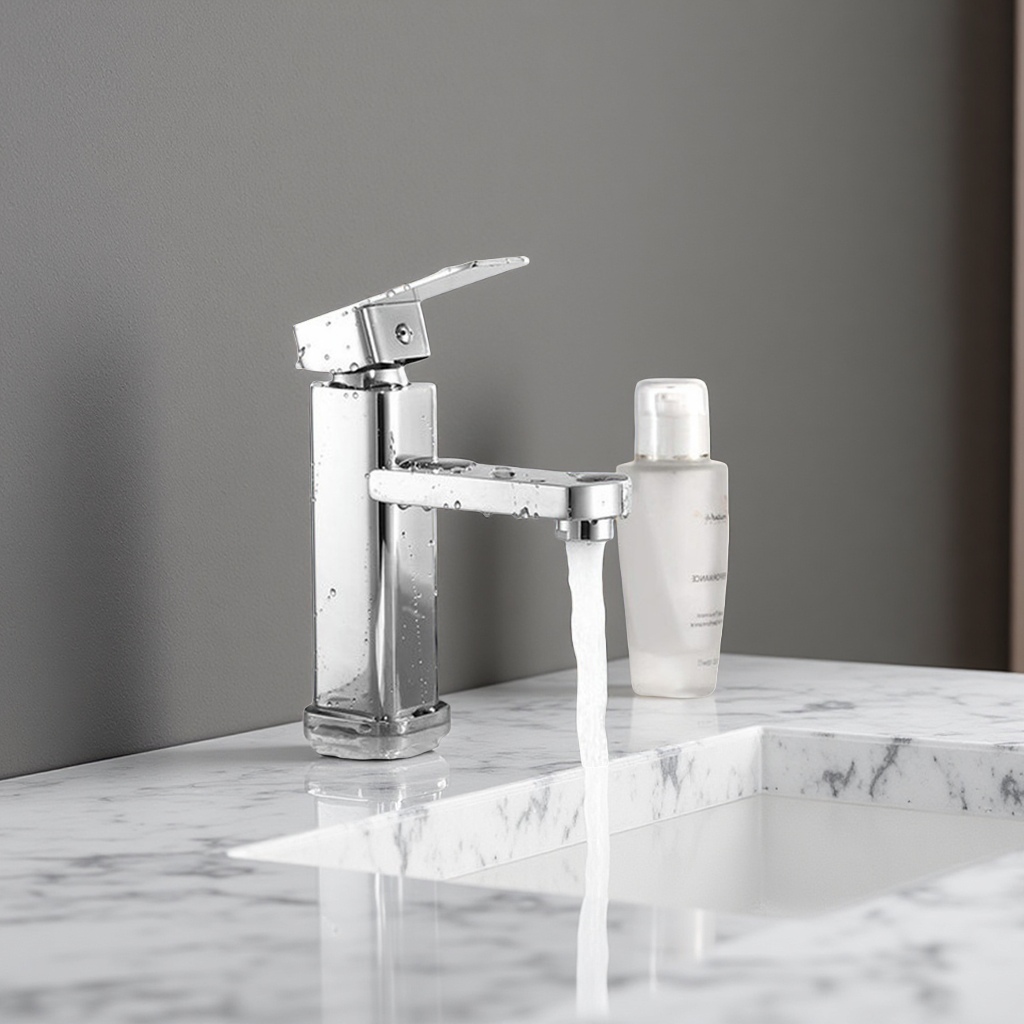 面盆龙头实物图