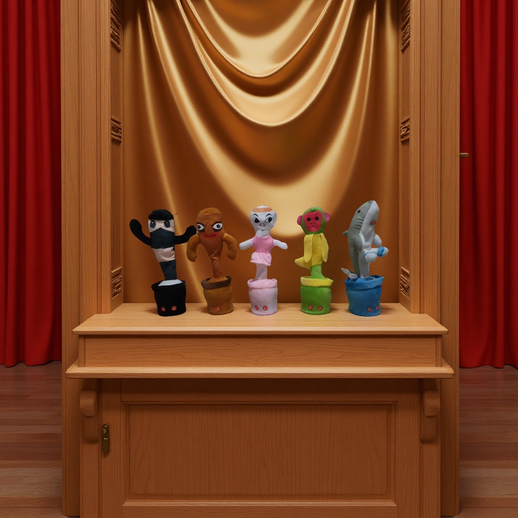 山海经转杆系列   USB充电，带录音，灯光音乐