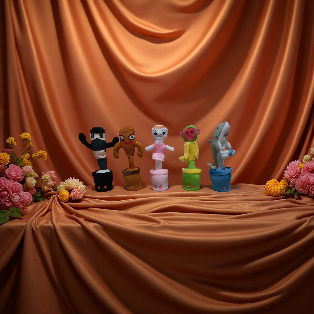 公仔抱枕实物图