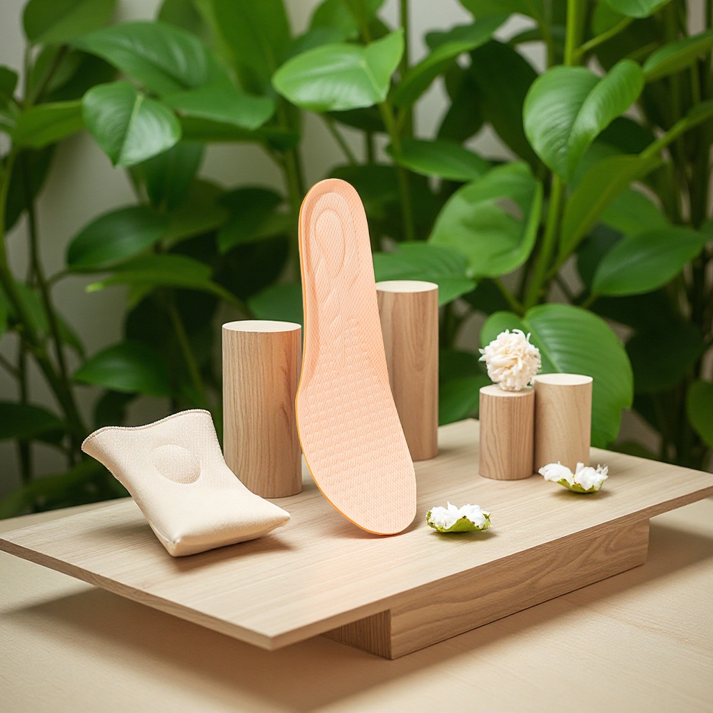 High-elastic, deodorizing, breathable, sweat-absorbing and shock-absorbing children's insoles made of strong cotton for men's and women's sports. Cut and wholesale, with post-fit fit Item Picture