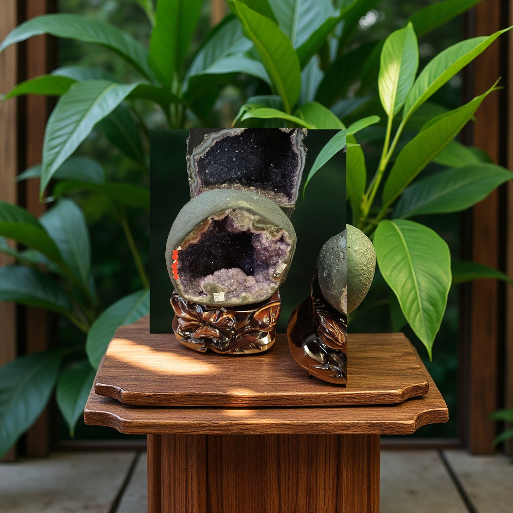 紫晶洞天然水晶洞装饰摆件家居风水摆设收藏品赠品尺寸多样