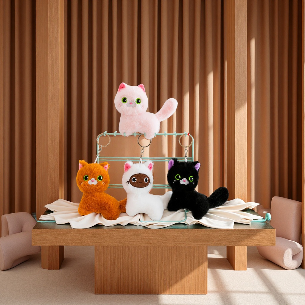 毛绒玩具小猫公仔柔软可爱抱枕儿童玩偶生日礼物布娃娃卡通抱抱抱伴侣产品图