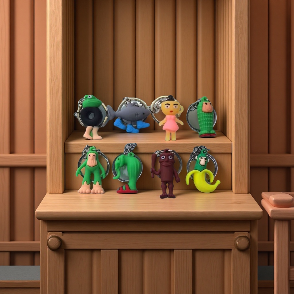 流行公仔，挂件，摆件。细节图