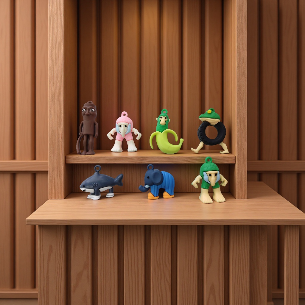 公仔挂件实物图