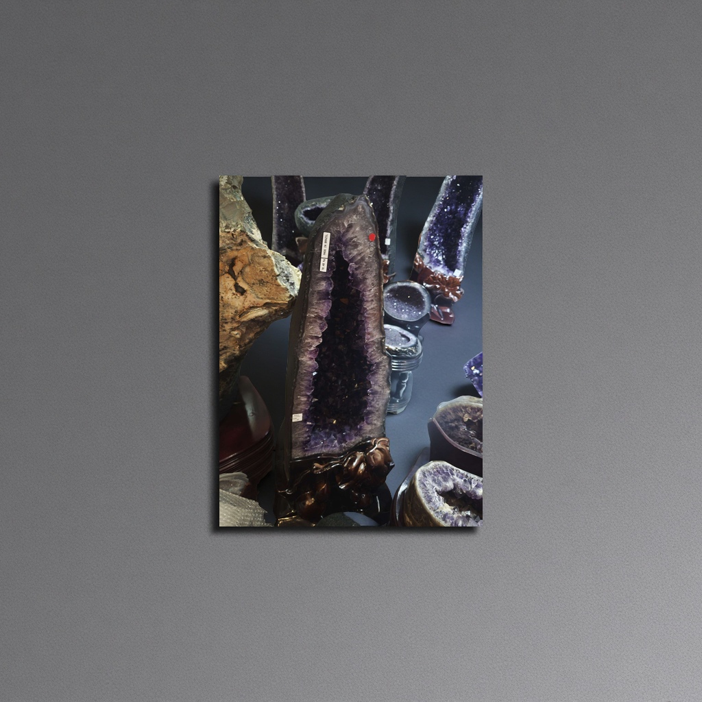 紫水晶洞细节图