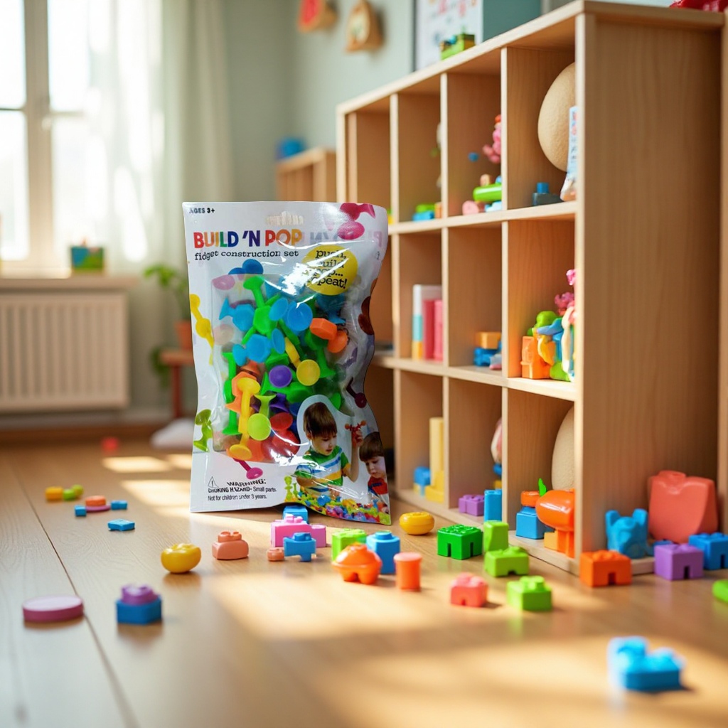 Cross-border best-selling suction cup soft building blocks, suction fun, sticky fun, children's educational DIY, versatile building block plastic toys Specification image