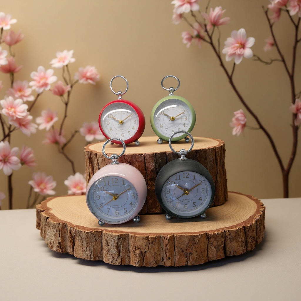 家饰钟表台钟挂钟座钟闹钟煮饭计时器时尚简约静音创意装饰品闹钟挂钟