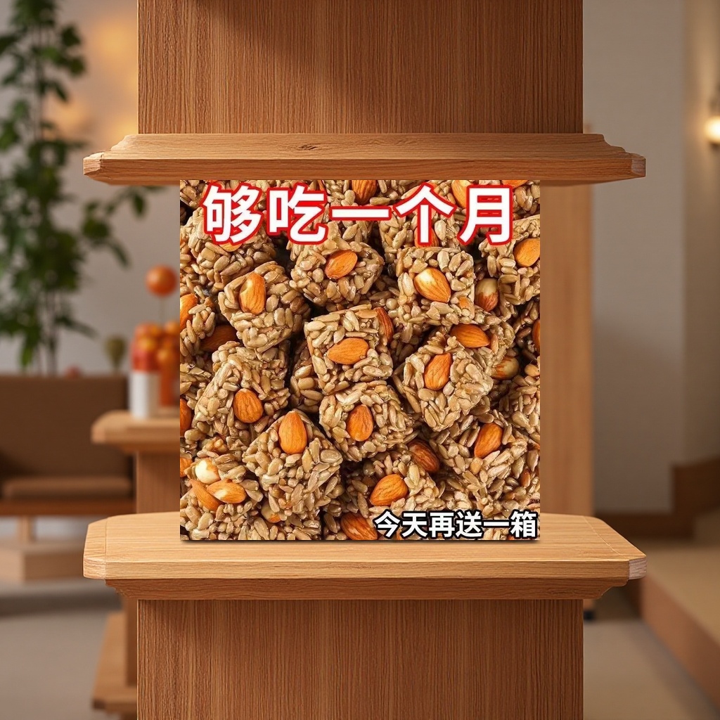 新鲜日期原味巴旦木仁瓜子酥葵花籽小零食一整箱扁桃仁健康零嘴