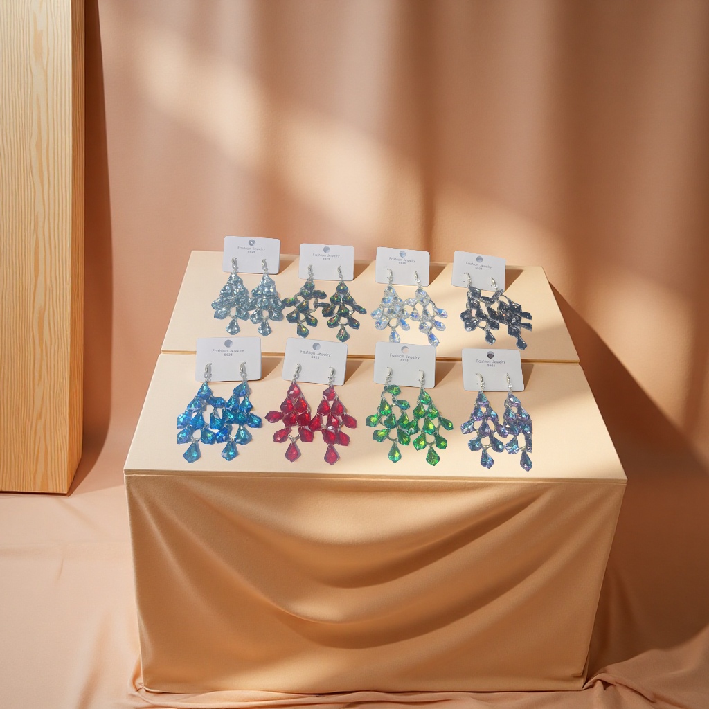 时尚简约金属耳环女士气质百搭耳饰个性潮流耳坠耳饰品配饰女款产品图