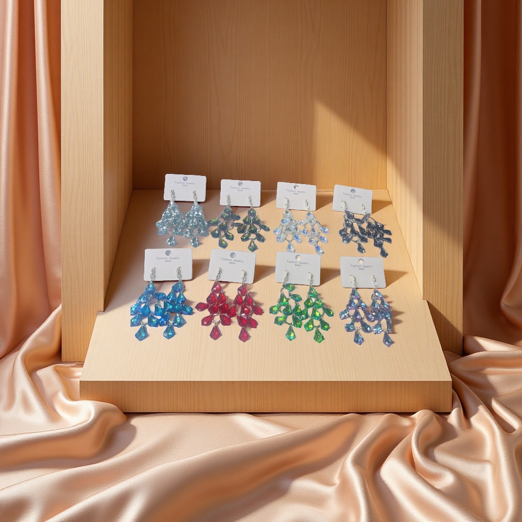 时尚简约金属耳环女士气质百搭耳饰个性潮流耳坠耳饰品配饰女款