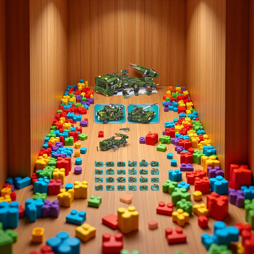 Lego toys Epp eternal building blocks Flower Fantasy Park Dachshund creative assembly building blocks educational toys Children's gifts