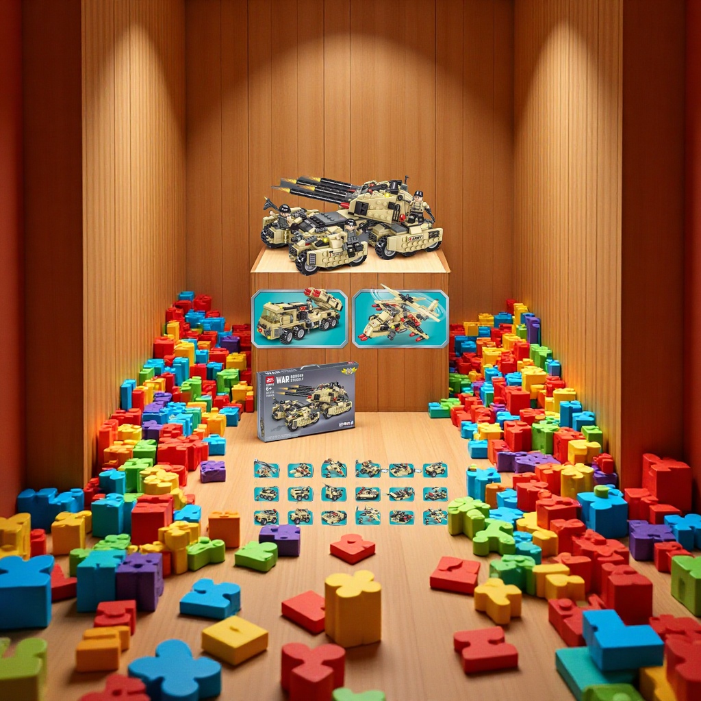 Lego toys Epp eternal building blocks Flower Fantasy Park Dachshund creative assembly building blocks educational toys Children's gifts Item Picture