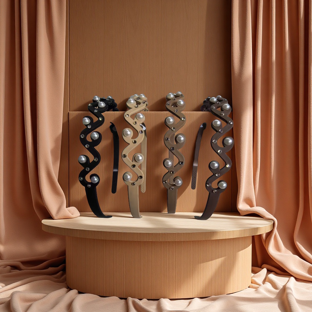 粘钻发箍发饰头饰发夹发饰品发箍发带发饰配饰发箍装饰发箍发饰品女款时尚百搭粘钻装饰