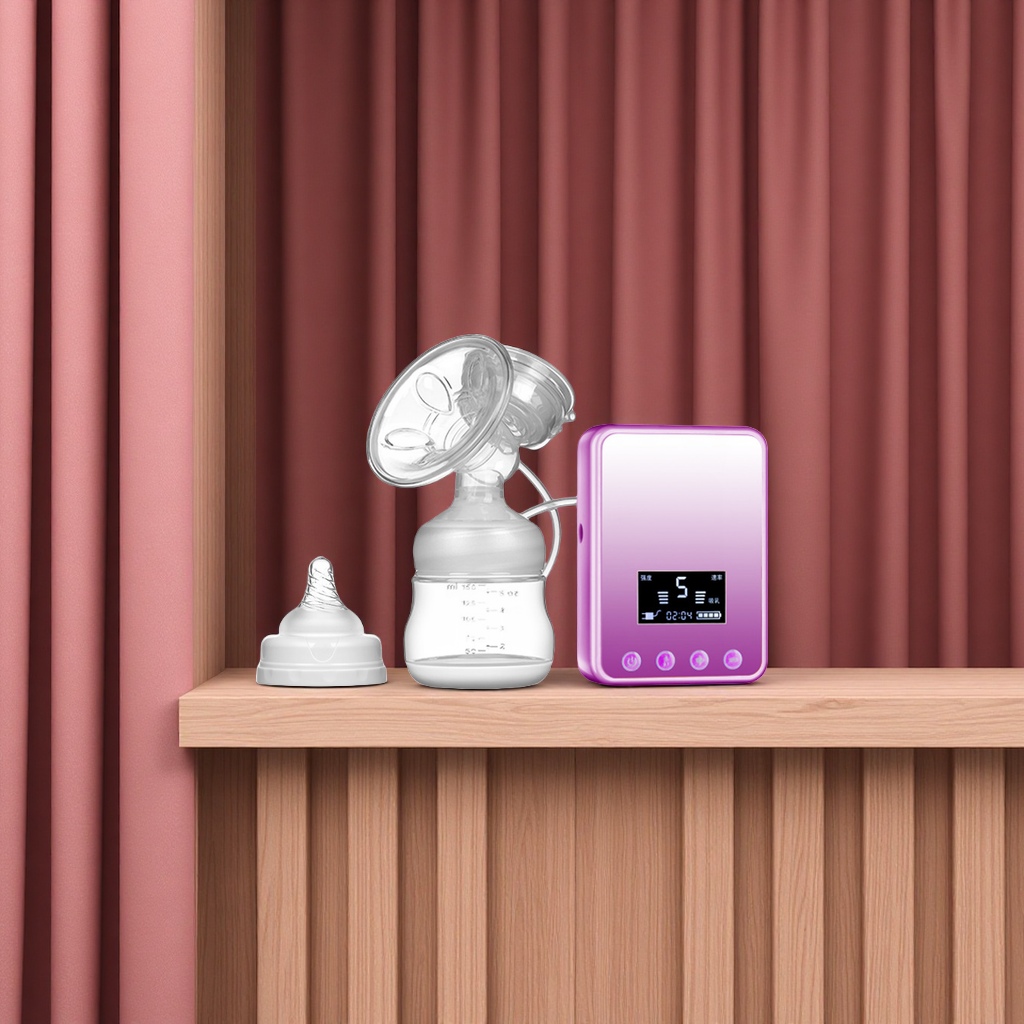 紫莓兔充电式电动吸奶器静音大吸力自动集奶母婴用品奶瓶便携实用