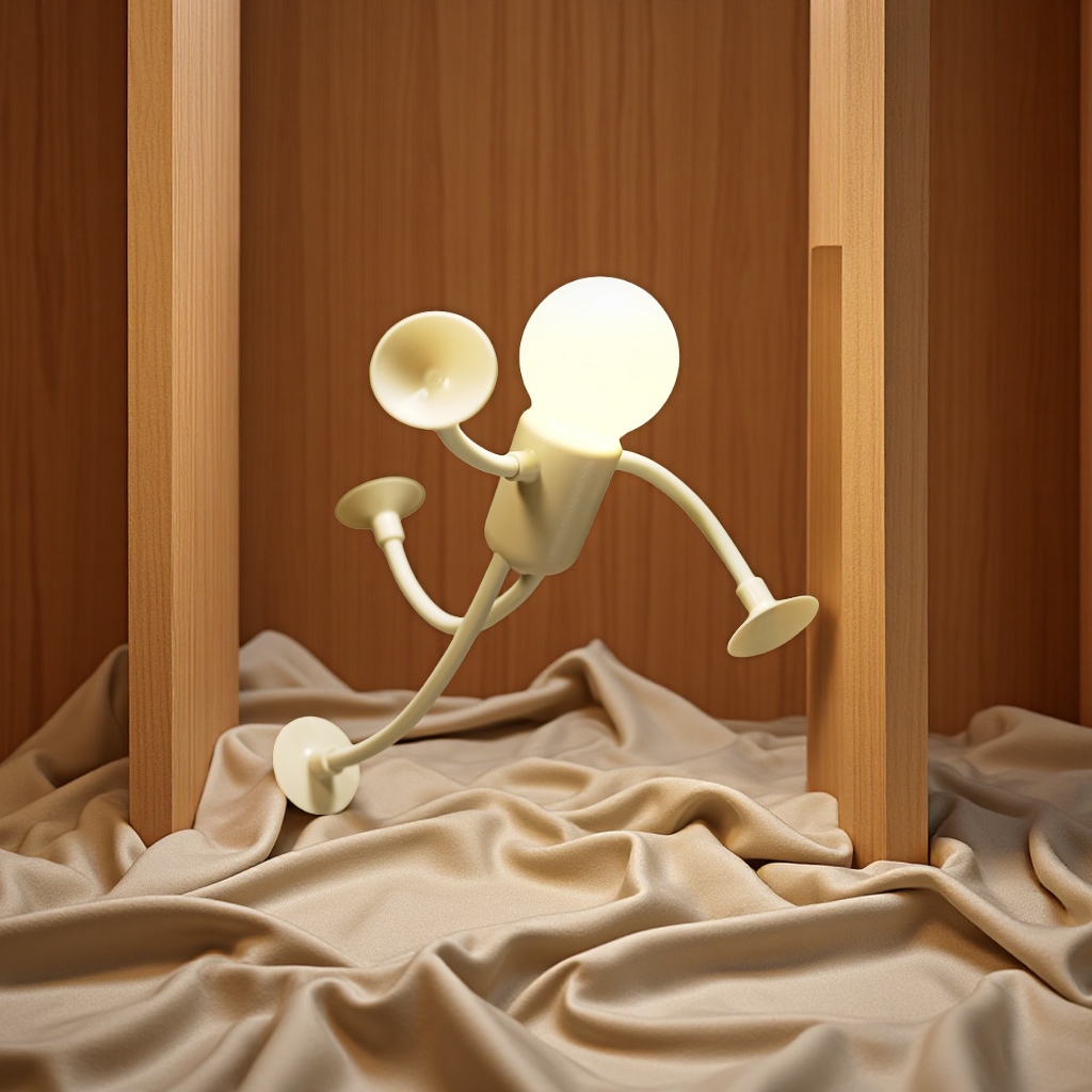 New versatile lamps, fun and creative gifts, funny button table lamps, mini night lights, vacuum adsorption multi-functional ornaments, compact and portable Specification image