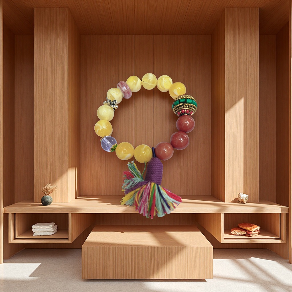 古风手链手串复古手工编织时尚饰品手串女款多彩手链潮流百搭手链女不规则百搭手链女不规则百搭