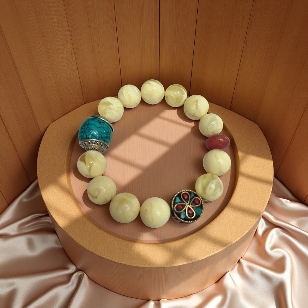 古风手链手串复古手工编织时尚饰品手串女款多彩手链潮流百搭手链女不规则百搭手链女不规则百搭产品图