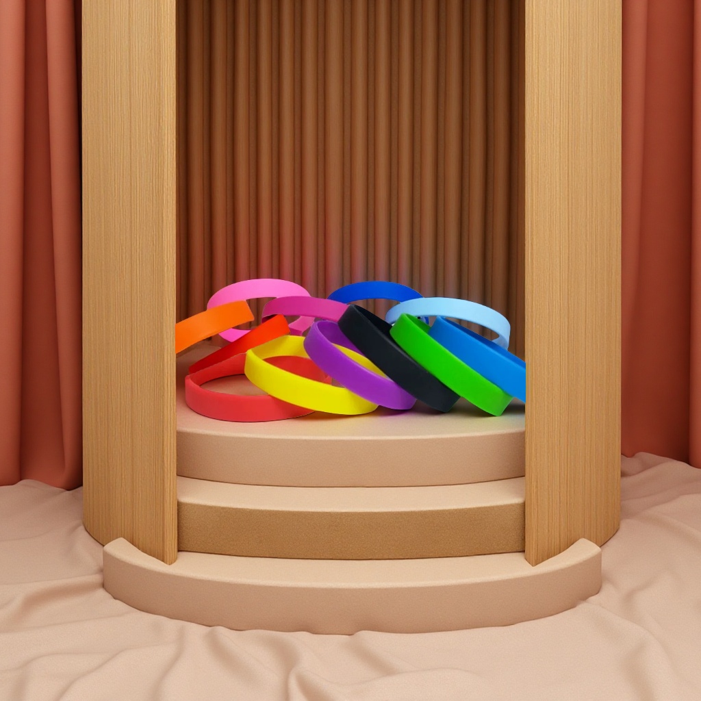 硅胶手环热销款，颜色鲜艳明亮时尚