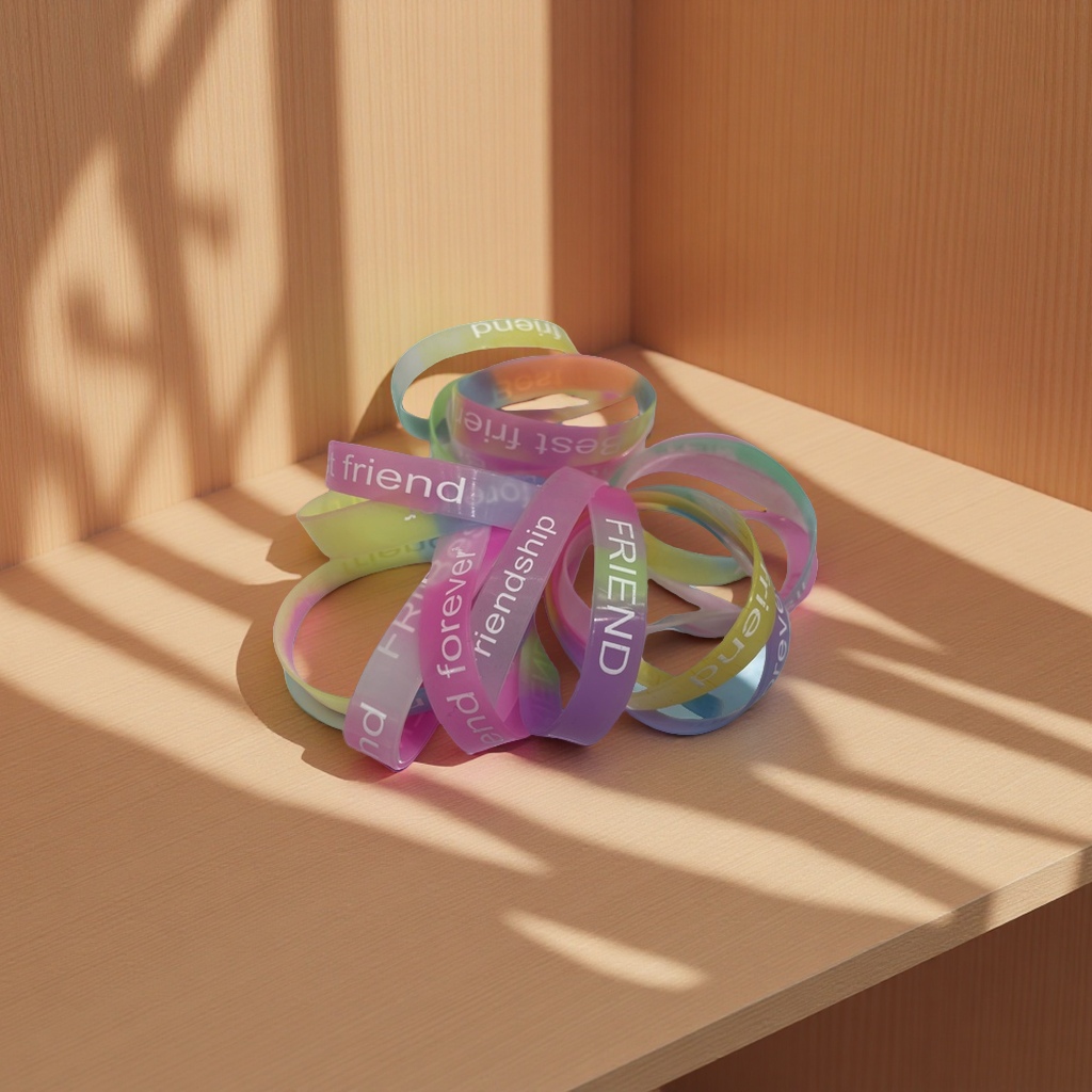 硅胶手环运动手环潮流手环多彩硅胶手环健身手环手腕饰品男女款耐用手环