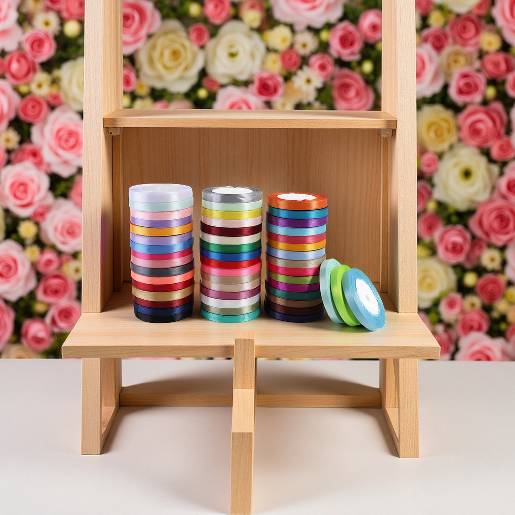 Jacquard polyester ribbons, 1cm wide, wedding decoration, DIY handmade ribbons, floral art, baking, packaging ribbons wholesale Application Scenario