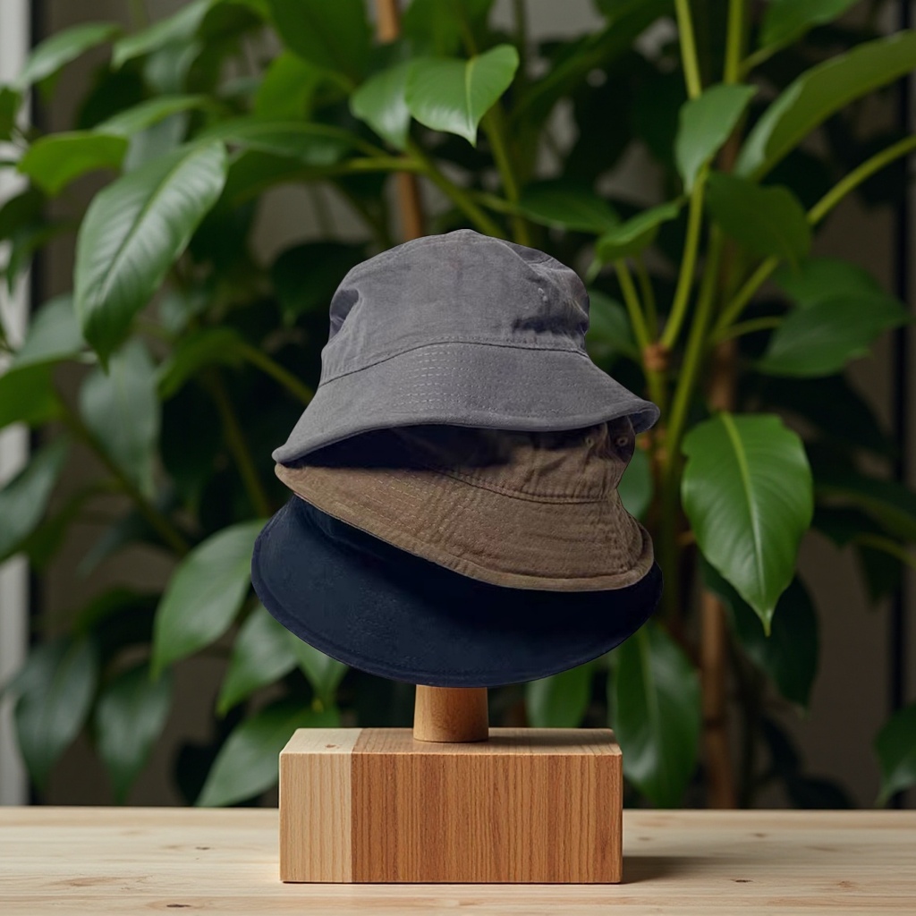 Japanese-style retro summer washed black fisherman hats for men and women, a trendy Korean-style versatile sunshade and sun protection adult basin hat