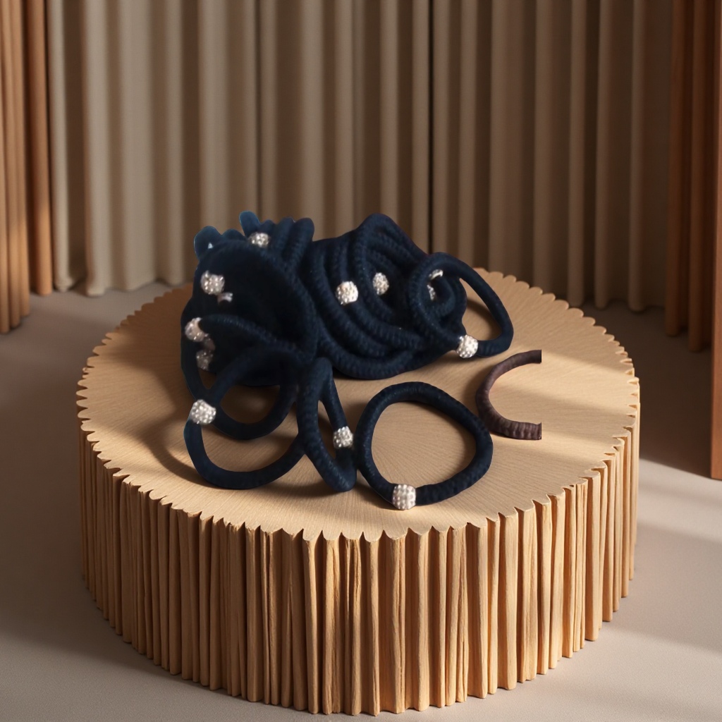 Hair tie, colorful rubber band, elastic hair tie, children's hair accessory, hair band, hair clip, hair band, simple and versatile 50-piece set